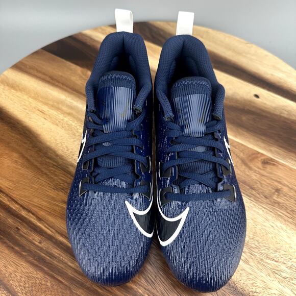 Nike Vapor Edge Speed 360 2 Men's Size 4 Football Cleats Navy White DA5455-401 - Picture 2 of 7
